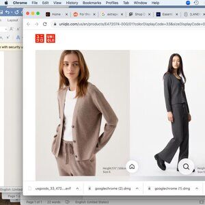 **ISO Uniqlo knit ribbed cardigan beige XS